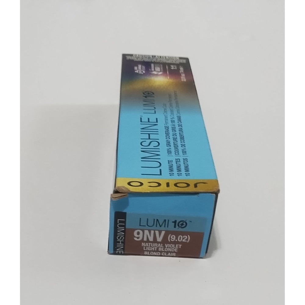 Joico LumiShine LUMI10 9NV Natural Violet Light Blonde Hair Color 2.5oz